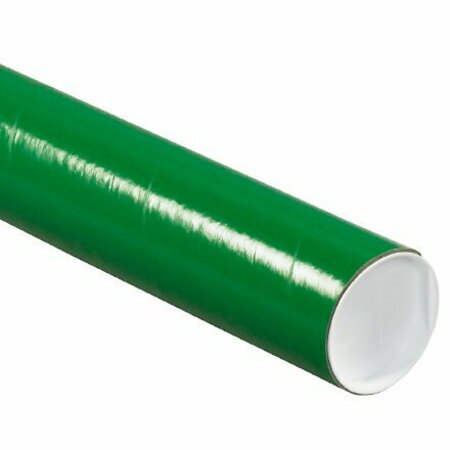 BSC PREFERRED 3 x 18'' Green Tubes with Caps, 24PK P3018G